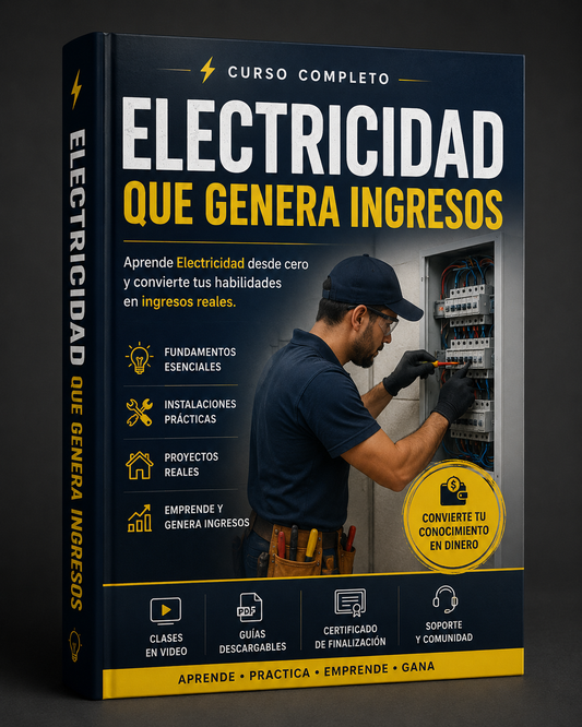 ELECTRICIDAD DESDE 0:APRENDE A GENERAR INGRESOS EXTRA